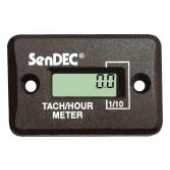 Rotating-shaft Hour Meter/Tachometer, Battery Pwd, LCD Display